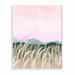 Stupell Industries 'Wheat Field Dawn Green Watercolor' by Grace Popp - Painting Print in Pink | 15 H x 10 W x 0.5 D in | Wayfair aa-232_wd_10x15
