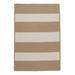 Brown 24 x 0.5 in Area Rug - Gracie Oaks Juan Striped Braided Sand Area Rug Polypropylene | 24 W x 0.5 D in | Wayfair