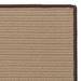 Brown/White 24 x 0.5 in Area Rug - Bayou Breeze Nahua Braided Beige/Brown Area Rug Polypropylene | 24 W x 0.5 D in | Wayfair