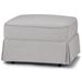 Red Barrel Studio® Lavande 24" Rectangle Standard Ottoman Polyester in Black/Brown | 17 H x 24 W x 19 D in | Wayfair