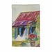 Gracie Oaks Barn & Geranium Kitchen Towel Terry in Gray/Green/Red | 16 W in | Wayfair 80564DE05ABC49D9B2A4B527FD2CF901