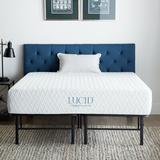 Queen 10" Foam Mattress - Lucid Comfort Collection Plush & Bed Frame | 80 H x 60 W 10 D in Wayfair LUCC10QQ30GF14FP