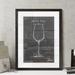 Steelside™ 'Barware Blueprint IV' by Paul Cezanne - Picture Frame Painting Print, Glass in Brown | 38 H x 28 W in | Wayfair