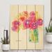 The Holiday Aisle® Speak in Flowers Pallet Wood in Brown | 20 H x 16 W x 0.75 D in | Wayfair 3AEEAA4CB5D64BC3A8F0C6F9D299285F