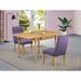 Ophelia & Co. Chilmark Drop Leaf Solid Rubberwood Dining Set Wood/Upholstered in Brown | Wayfair 32E315DCB99F479288597DF6F2C5E5CF