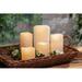 Red Barrel Studio® 5 Piece LED Unscented Flameless Candle Set Plastic in Brown | 8.5 H x 18.9 W x 4.5 D in | Wayfair