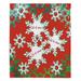 Red Barrel Studio® Vaghinag Let It Snow Throw Polyester in Red/Green | 68 W in | Wayfair EA56BB1D5D6D4DFFA57F3C61B9320ECB