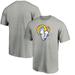 Men's Fanatics Branded Heathered Gray Los Angeles Rams Ram Head T-Shirt