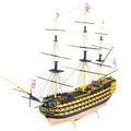 SIourso Watercraft Model Building Kits Model Watercraft Hms Victory 1765 Western Wooden Sailboat British Royal Navy Ship Model Kit