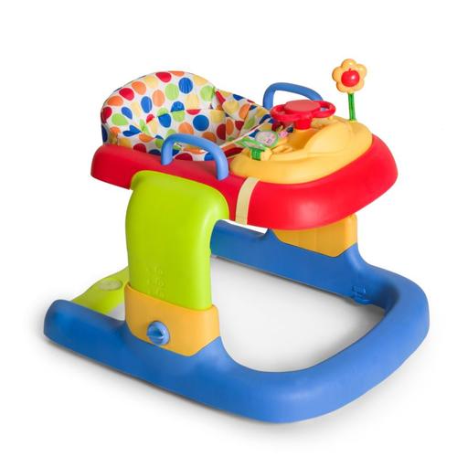 Lauflernhilfe 2in1 Walker, Dots gelb/rot