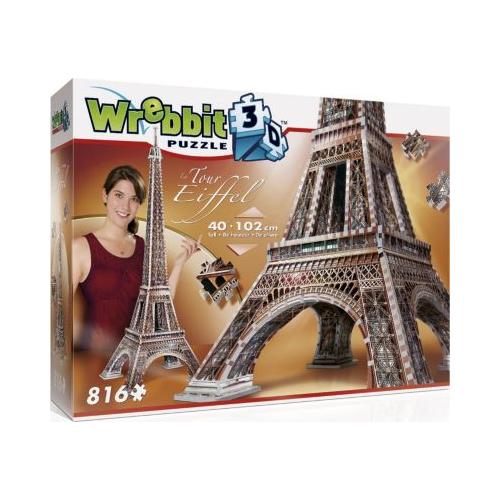 Wrebbit 3D Puzzle 816 Teile Eiffelturm