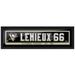 Mario Lemieux Pittsburgh Penguins Framed Player Name Bar Replica Authentic Photo