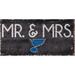 St. Louis Blues 6" x 12" Mr. & Mrs. Sign