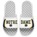 Men's ISlide White Notre Dame Fighting Irish Jersey Slide Sandals