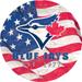 Toronto Blue Jays 12" Team Color Flag Sign