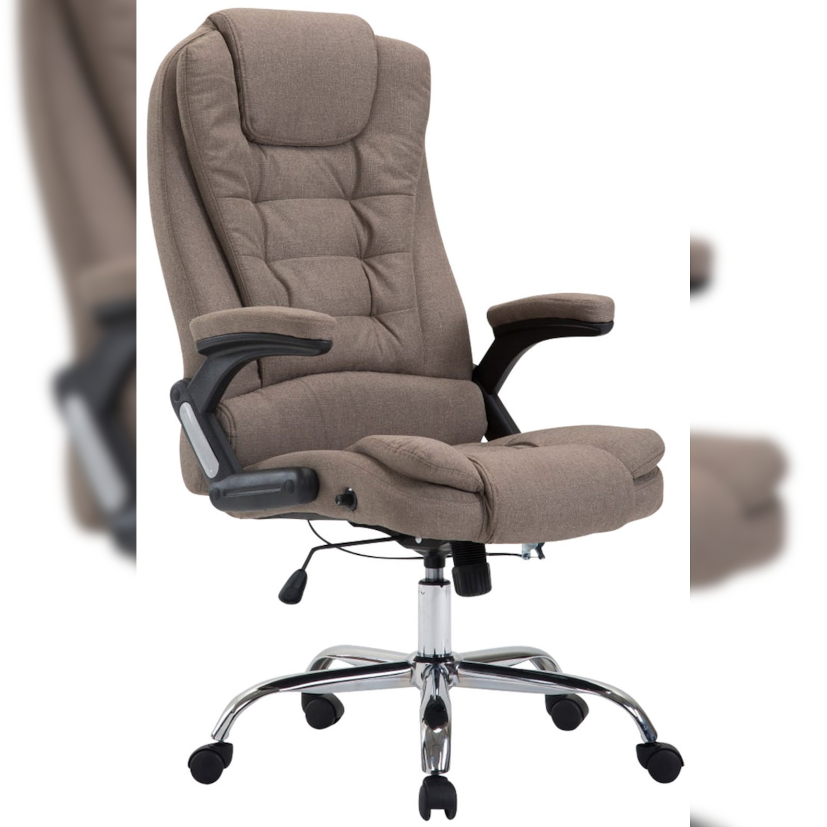 CLP Bürostuhl Thor Stoff taupe Image