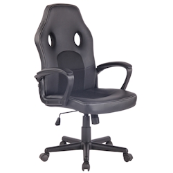 CLP Gaming Bürostuhl Elbing schwarz/schwarz Image