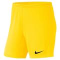 Nike, Dri-Fit Park 3, Fußball-Shorts Stricken., Tour Gelb/Schwarz, Xs, Frau