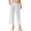 BRAX Damen Style Maine S aus Leinen Hose, WHITE, 36K