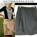 Anthropologie Skirts | Anthropologie Elevenses Circle Print Zip Skirt 2 | Color: Black/Gray | Size: 2