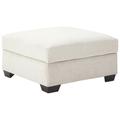 Signature Design Cambri Ottoman With Storage in Snow - Ashley Furniture 9280111