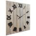 Signature Design Bronson Wall Clock in Whitewash/Black - Ashley Furniture A8010179