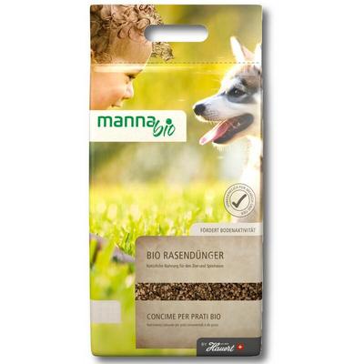 Manna Bio Rasendünger 15kg Dünger Biodünger Ökodünger Naturdünger Bodenaktivator Image