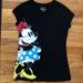 Disney Tops | Disney Minnie Mouse Junior Tshirt | Color: Black | Size: 11j