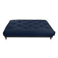 Full 8" Memory Foam Mattress - White Noise Distefano Dual Futon Polyester in Blue | 75 H x 54 W 8 D Wayfair WF-FS0104