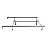 Home by Hollywood Clamp Style 7.25" Universal Size Bed Frame Metal in Black | 7.25 H x 76 W x 70 D in | Wayfair SIM-1870BRG-I