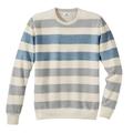 Maselli Tom Ripley Stereo-System®-Streifenpullover, 52 - Creme/Blau/Grau, Herren, aus Schurwolle