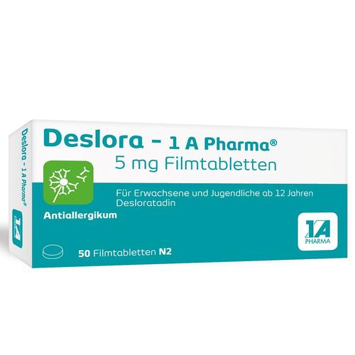 Deslora-1A Pharma 5 mg Filmtabletten 50 St