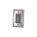 Mia 3"W Brushed Nickel Vertical Louvered LED Mini Step Light