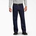 Dickies Men's Regular Fit Jeans - Rinsed Indigo Blue Size 36 X 32 (9393)