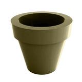 Vondom Maceta - Resin Pot Planter - Lacquered - Self- Watering Plastic in Brown | 40.75 H x 47.25 W x 47.25 D in | Wayfair 40112F-KHAKI