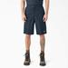 Dickies Men's Loose Fit Flat Front Work Shorts, 13" - Dark Navy Size 33 (42283)