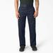 Dickies Men's Loose Fit Double Knee Work Pants - Dark Navy Size 52 32 (85283)