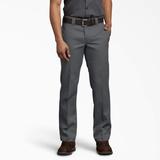 Dickies Men's 873 Flex Slim Fit Work Pants - Charcoal Gray Size 32 X 34 (873F)