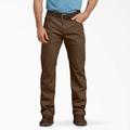 Dickies Men's Regular Fit Duck Pants - Stonewashed Timber Brown Size 32 X 34 (DP803)