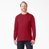 Dickies Men's Heavyweight Long Sleeve Pocket T-Shirt - English Red Size 2Xl (WL450)