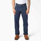 Dickies Men's Big & Tall Regular Fit Jeans - Rinsed Indigo Blue Size 50 30 (9393)