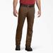 Dickies Men's Flex Regular Fit Duck Carpenter Pants - Stonewashed Timber Brown Size 40 30 (DP802)