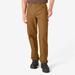 Dickies Men's Relaxed Fit Heavyweight Duck Carpenter Pants - Rinsed Brown Size 44 32 (1939)