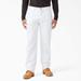 Dickies Men's Relaxed Fit Straight Leg Painter's Pants - White Size 34 30 (1953)