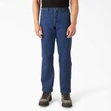 Dickies Men's Regular Fit Jeans - Stonewashed Indigo Blue Size 38 29 (9393)