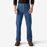 Dickies Men's Flex Active Waist Regular Fit Jeans - Stonewashed Indigo Blue Size 40 32 (DD800)