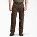 Dickies Men's Regular Fit Duck Cargo Pants - Stonewashed Timber Brown Size 36 X 34 (DP902)