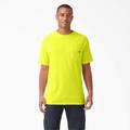 Dickies Men's Cooling Short Sleeve Pocket T-Shirt - Bright Yellow Size 2Xl (SS600)