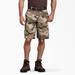 Dickies Men's Relaxed Fit Ripstop Cargo Shorts, 11" - Pebble Brown/black Camo Size 34 (WR351)