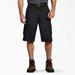 Dickies Men's Loose Fit Work Shorts, 13" - Rinsed Black Size 30 (43214)